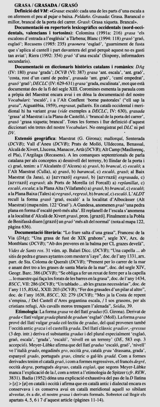 La grasada, segons Gimeno Bet�